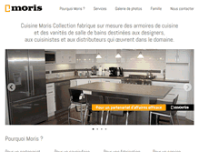 Tablet Screenshot of cuisinemoris.com